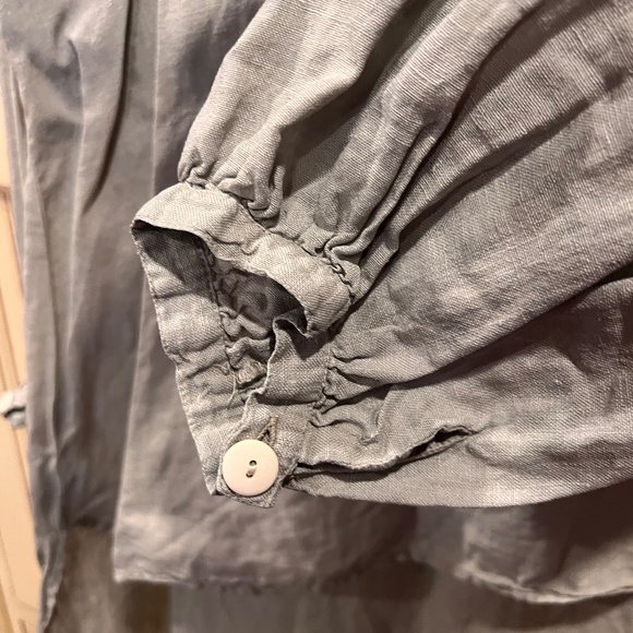 Ewa i Walla Linen High/Low Linen Tunic Lagenlook - Picture 3 of 6